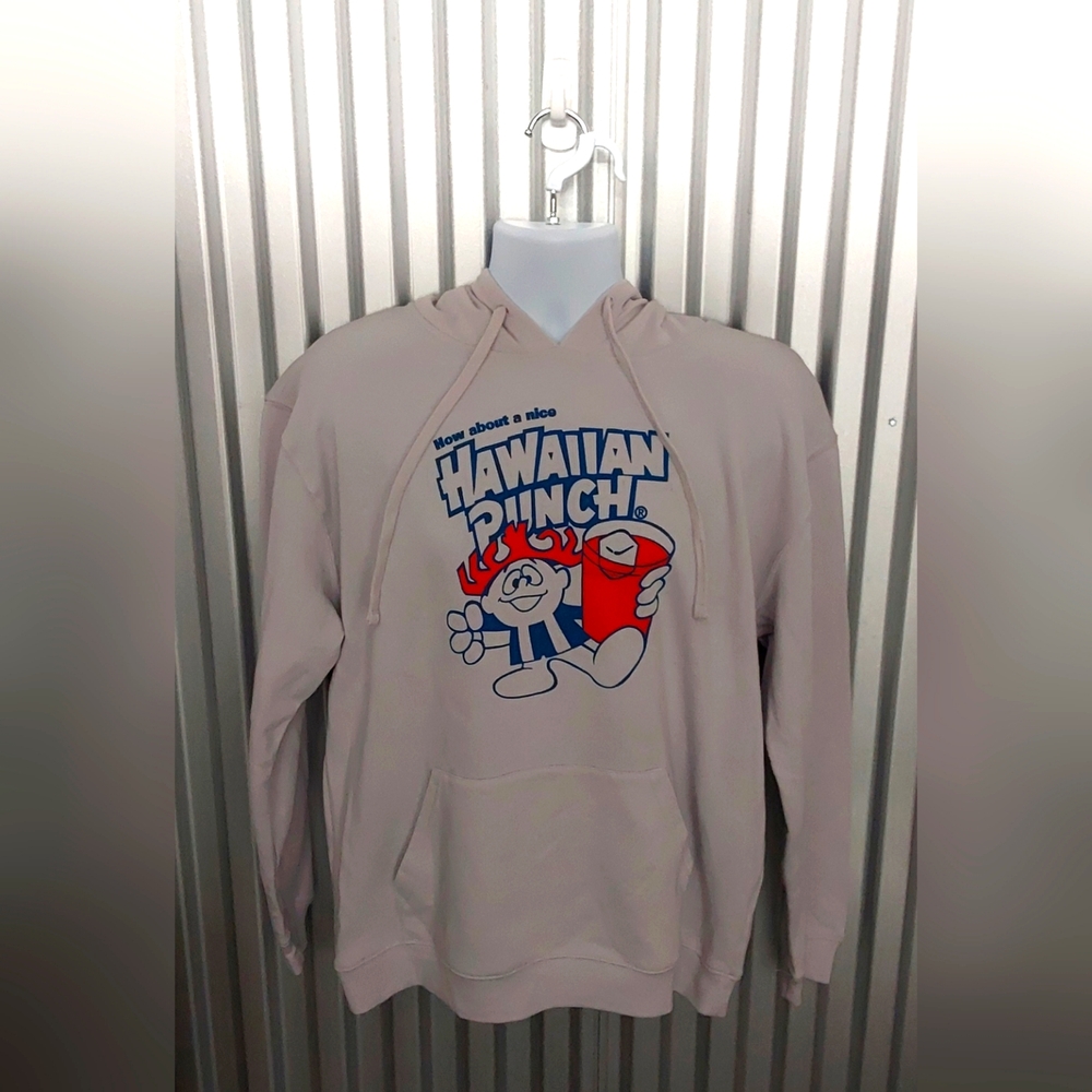 Men Graphic Hawaiian Punch Hoodie - Size Large